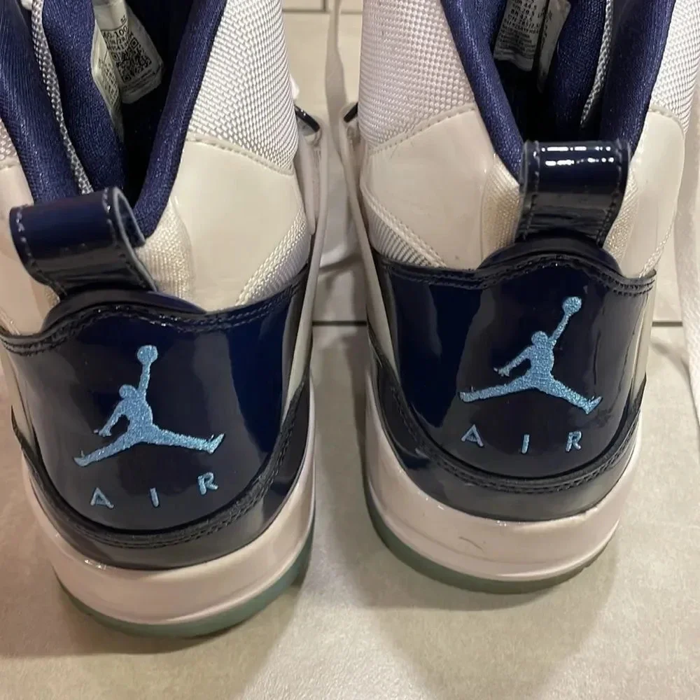 Jordan nike mens flight 45 high concord basketball shoes